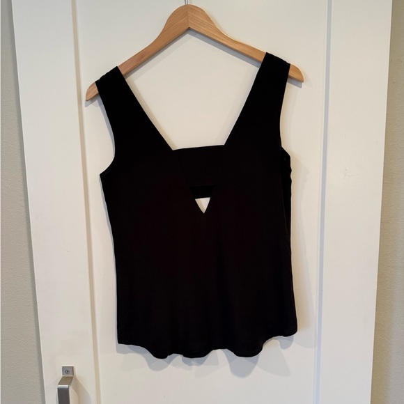 Lavender Brown black tank with cutouts in front and back - Picture 3 of 3